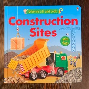 Usbourne Lift and Look -  Construction Sites book with flaps